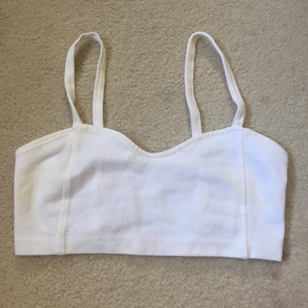 cute white bralette!!